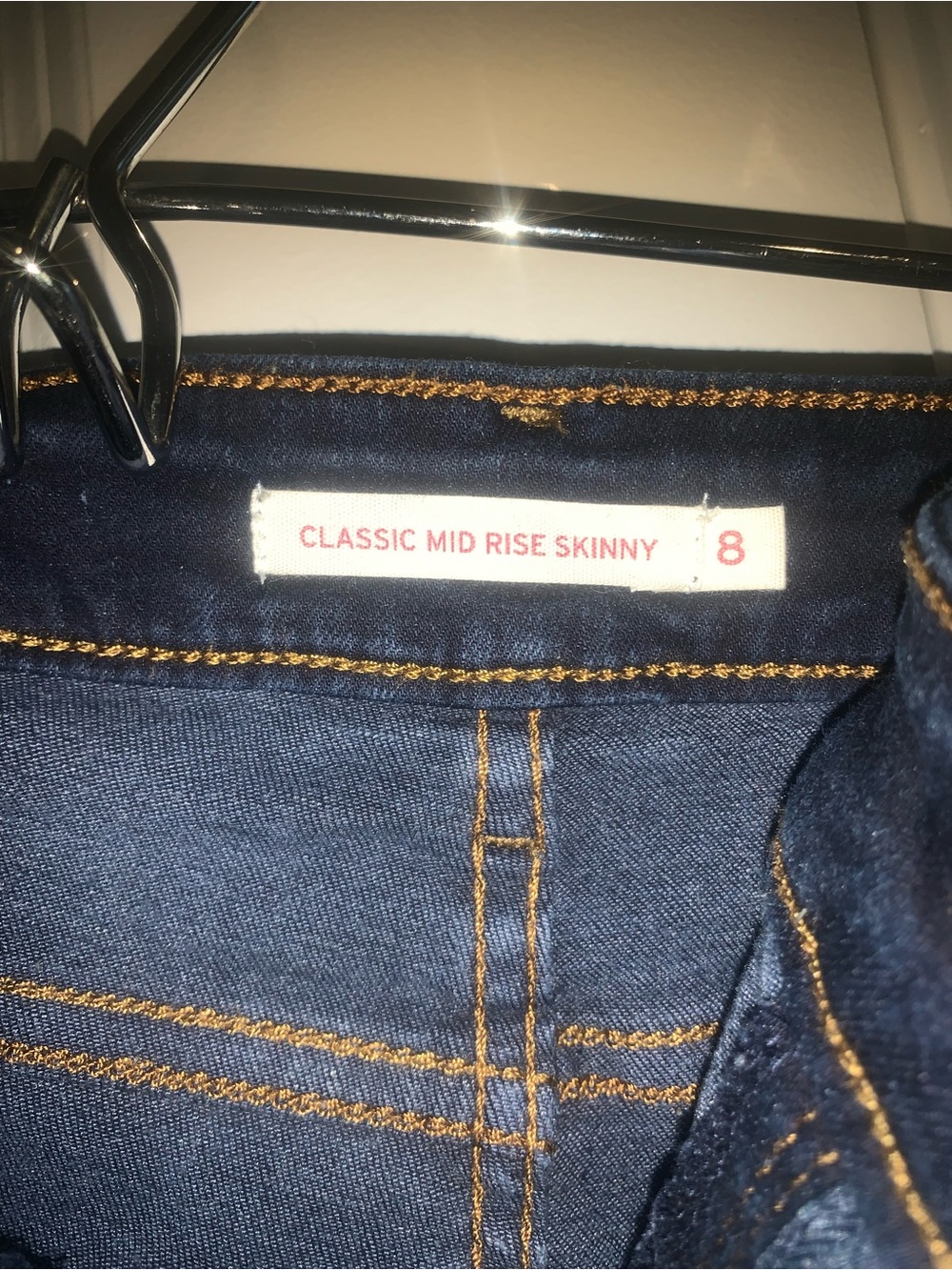 Levi’s Classic Mid Rise Skinny Jeans - Navy Blue - Size 8